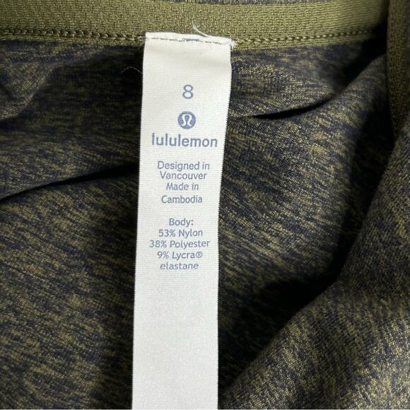 Lululemon Extra Mile 1/2 Zip Heathered Utilitarian/Black Size 8 Funnel Neck - Picture 5 of 16